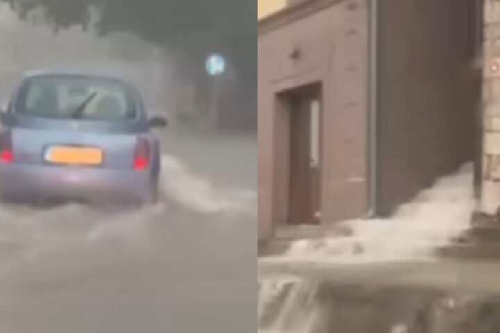 Trebinje potopljeno nakon pola sata jakog pljuska, promet otežan