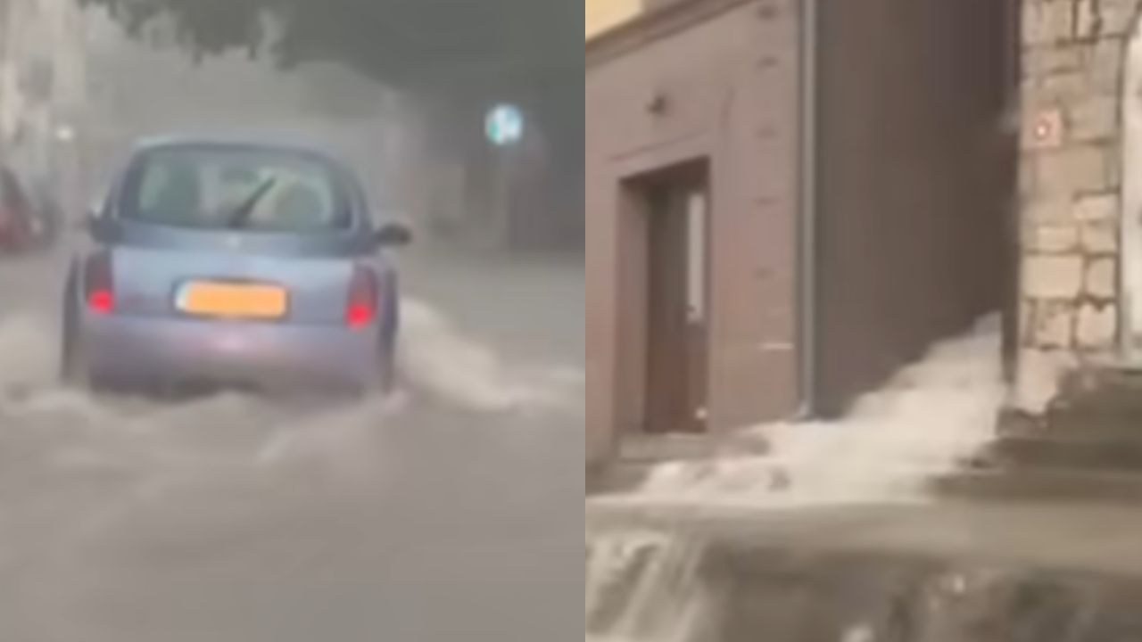 Trebinje potopljeno nakon pola sata jakog pljuska, promet otežan