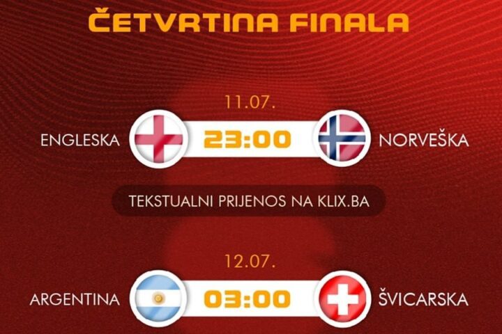 U četiri sata doznat ćemo sva četiri polufinalista Mundijala