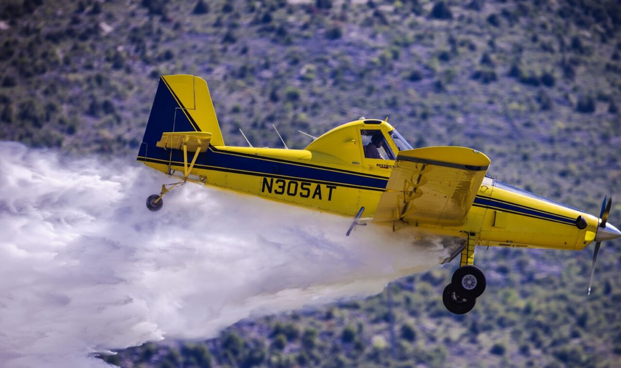 Air Tractor izbacio 22.000 litara vode na požarištima kod Čitluka i Čapljine