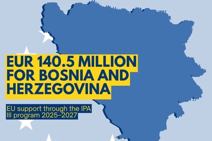 BiH službeno došla do pristupa 140,5 milijuna eura iz IPA III programa
