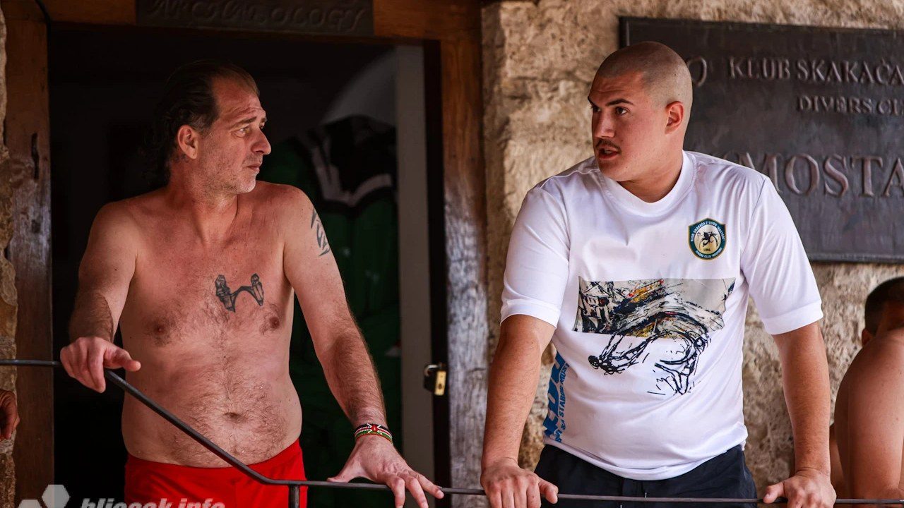 Ivan Golemac prvi put skočio sa Starog mosta: "Kad sam stao na rub, povratka više nije bilo"