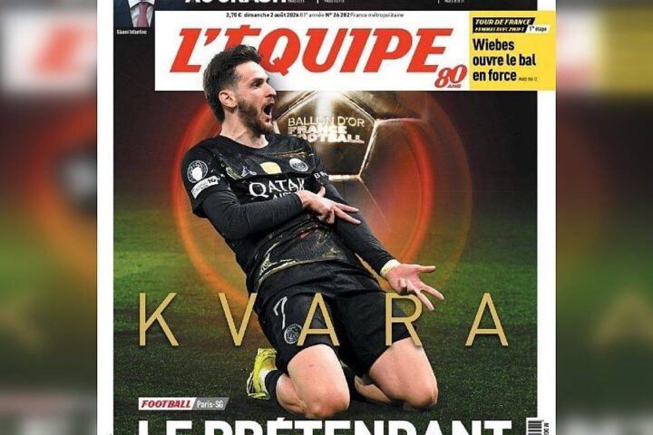 L'Equipe iznenadio Kvaratskhelijom kao glavnim kandidatom za Zlatnu loptu