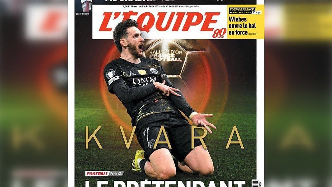 L'Equipe iznenadio Kvaratskhelijom kao glavnim kandidatom za Zlatnu loptu