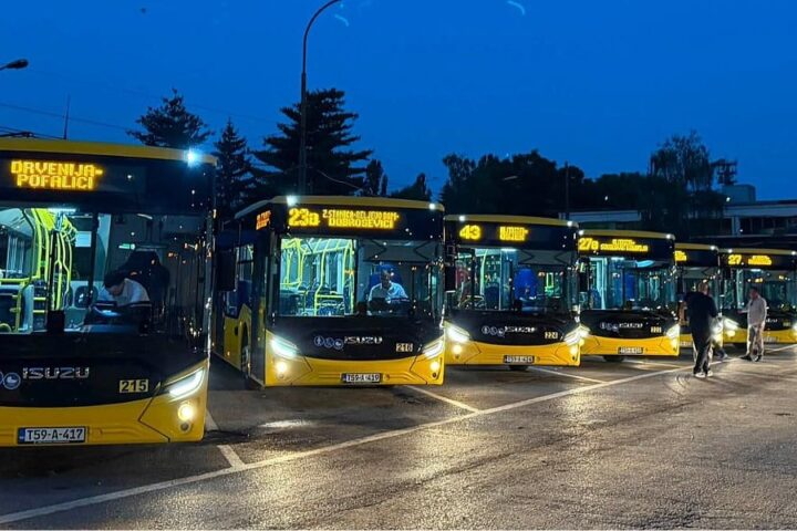 Novi GRAS-ovi autobusi od jutros voze na sedam linija u Kantonu Sarajevo