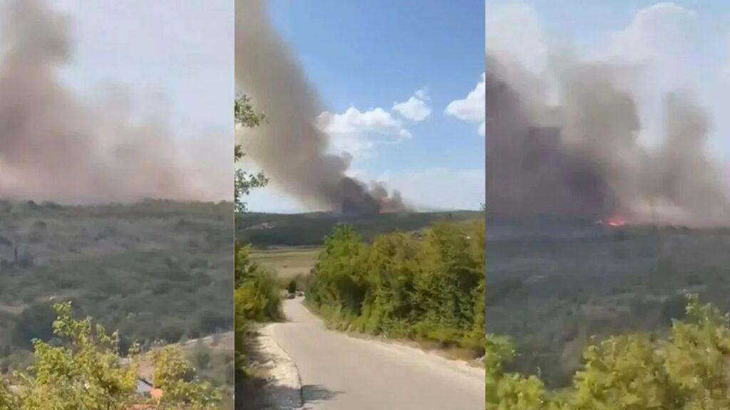 Požar kod Mostarskog Cerna još nije ugašen, na terenu stižu dodatne ekipe