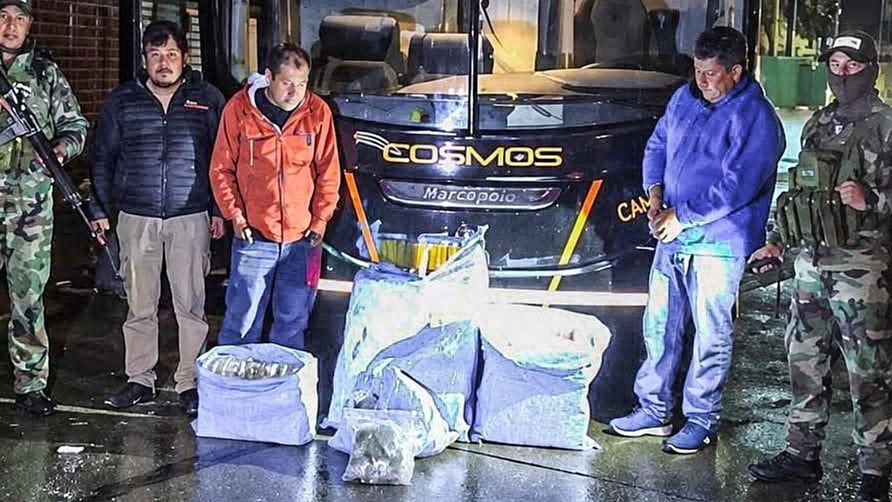 U autobusu namijenjenom za Sao Paulo pronađeno 86,5 kilograma marihuane, uhapšena tri vozača